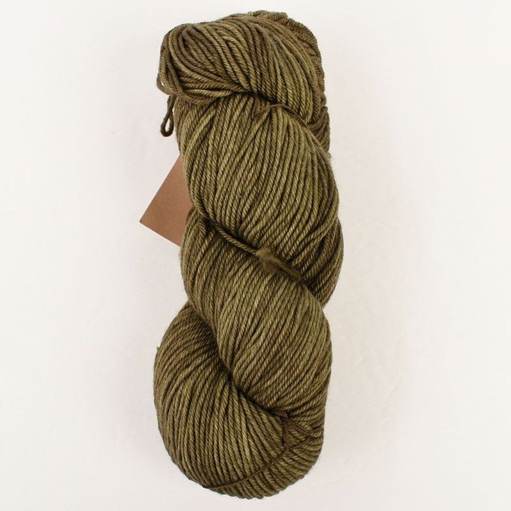 MadelineTosh Longrider DK Yarn Merino Wool Nylon Blend Hand-Dyed Mudpuppy